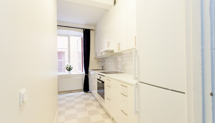 Apartment Hotel Stockholm Gamla Stan:large one-bedroom - kitchen