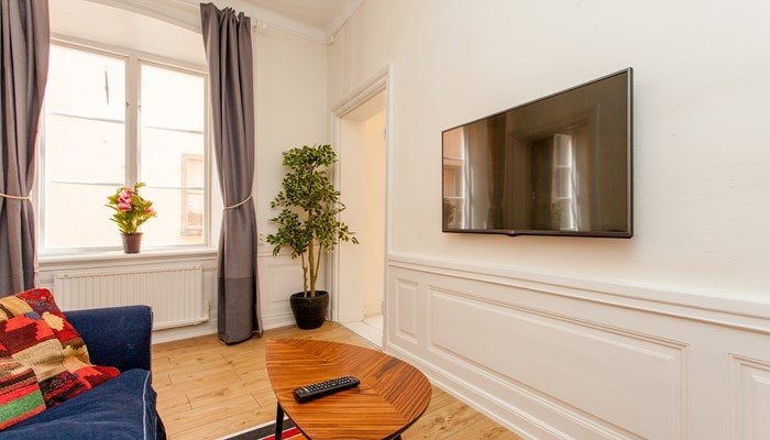 Stockholm Lägenhets hotell ApaerDirect Gamla Stan II: Standard lägenhet med 1 sovrum -TV