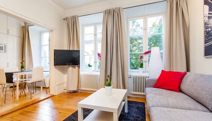 Holiday Apartments For Rent In Central Stockholm Apartment Hotel Serviced Apartments Aparthotel Stockholm Studio With Sofa Bed Living Room